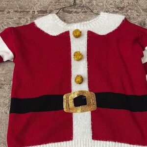 Festive Red Santa Sweater